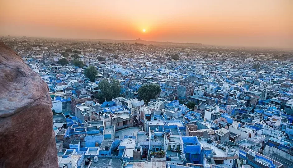 #Jodhpur, थार मरुस्थल, 'नीली नगरी', #जोधपुर, #Bluecity,